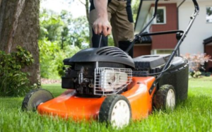 Petrol lawnmower